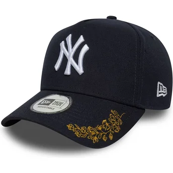 Καπέλο καμπύλο μπλε σκούρο snapback 9FORTY E Frame Tonal Icon των New York Yankees MLB της New Era