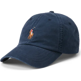 Ρυθμιζόμενο καπέλο μπλε σκούρο Classic Sport Stretch Cotton Twill της Polo Ralph Lauren