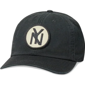 Ρυθμιζόμενο μαύρο καπέλο με καμπύλη New York Black Yankees Hepcat από την American Needle