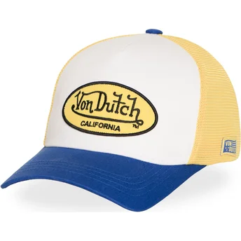 Καπέλο trucker κίτρινο και μπλε LOF B42 της Von Dutch