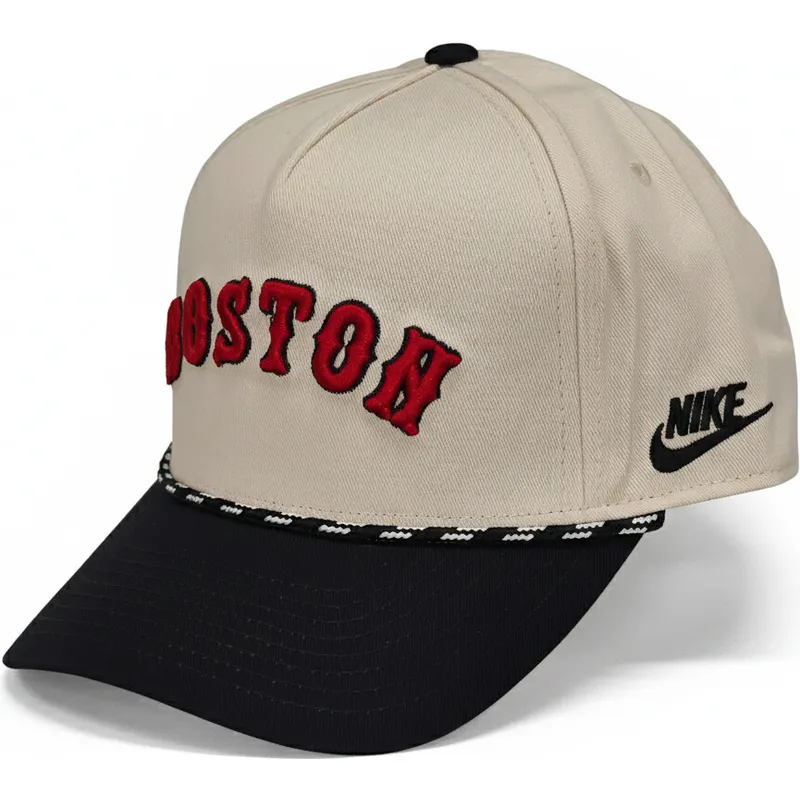 beige-snapback-rise-structured-boston-red-sox-mlb-nike
