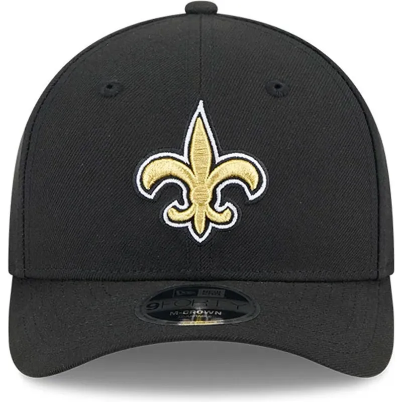 gorra-curva-negra-snapback-9forty-m-crown-team-de-new-orleans-saints-nfl-de-new-era