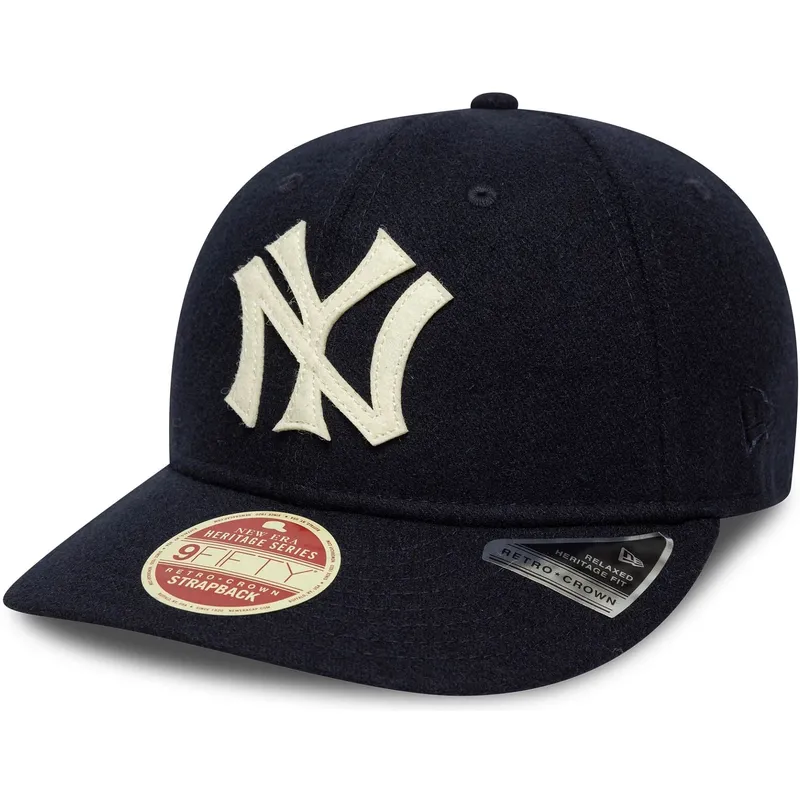 gorra-curva-azul-marino-ajustable-9fifty-retro-crown-heritage-series-de-new-york-yankees-mlb-de-new-era