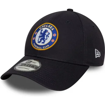 Καπέλο με καμπύλη γείσο ναυτικό μπλε snapback 9FORTY Core της Chelsea Football Club Premier League από New Era