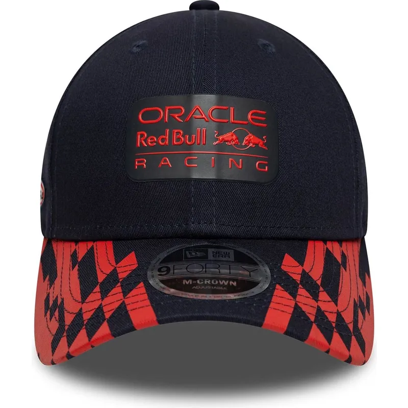 gorra-curva-azul-marino-y-roja-snapback-9forty-m-crown-visor-print-de-red-bull-racing-formula-1-de-new-era