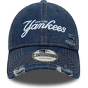 9twenty-denim-distress-new-york-yankees-mlb-new-era