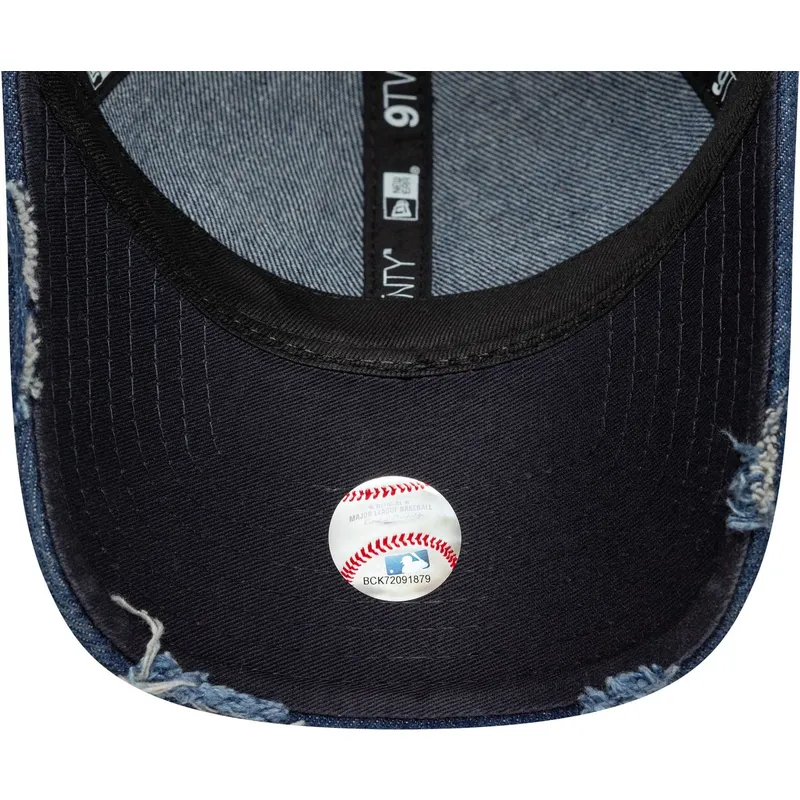 9twenty-denim-distress-new-york-yankees-mlb-new-era