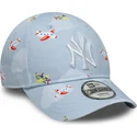 gorra-curva-azul-claro-ajustable-para-nino-pequeno-9forty-plane-all-over-print-de-new-york-yankees-mlb-de-new-era
