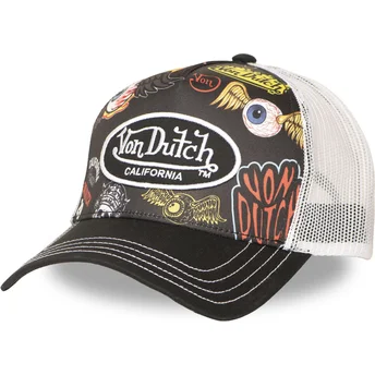 Καπέλο trucker μαύρο SUBL16 της Von Dutch