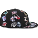 gorra-plana-negra-ajustada-59fifty-all-over-de-nhl-de-new-era
