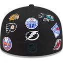 gorra-plana-negra-ajustada-59fifty-all-over-de-nhl-de-new-era