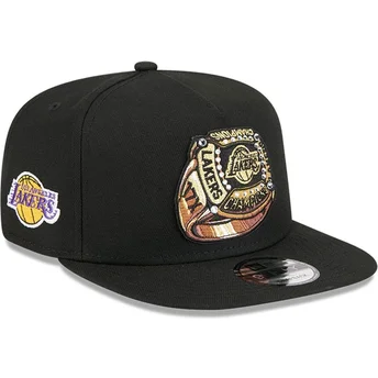 Μαύρο επίπεδο καπέλο snapback 9FIFTY A Frame Ring των Los Angeles Lakers NBA της New Era