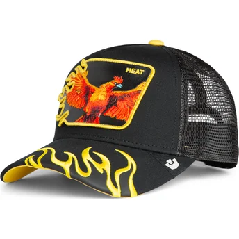 Gorra trucker negra fénix Heat Flames The Farm de Goorin Bros.
