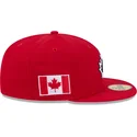 gorra-plana-roja-ajustada-59fifty-canada-2026-world-baseball-classic-de-new-era