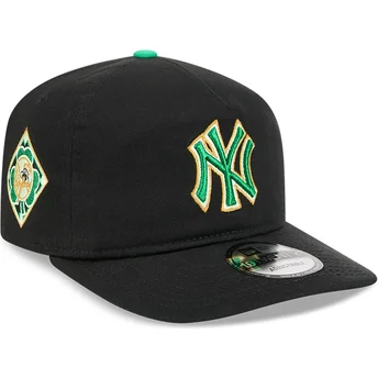Gorra curva negra snapback 19TWENTY Saint Patrick's Day de New York Yankees MLB de New Era