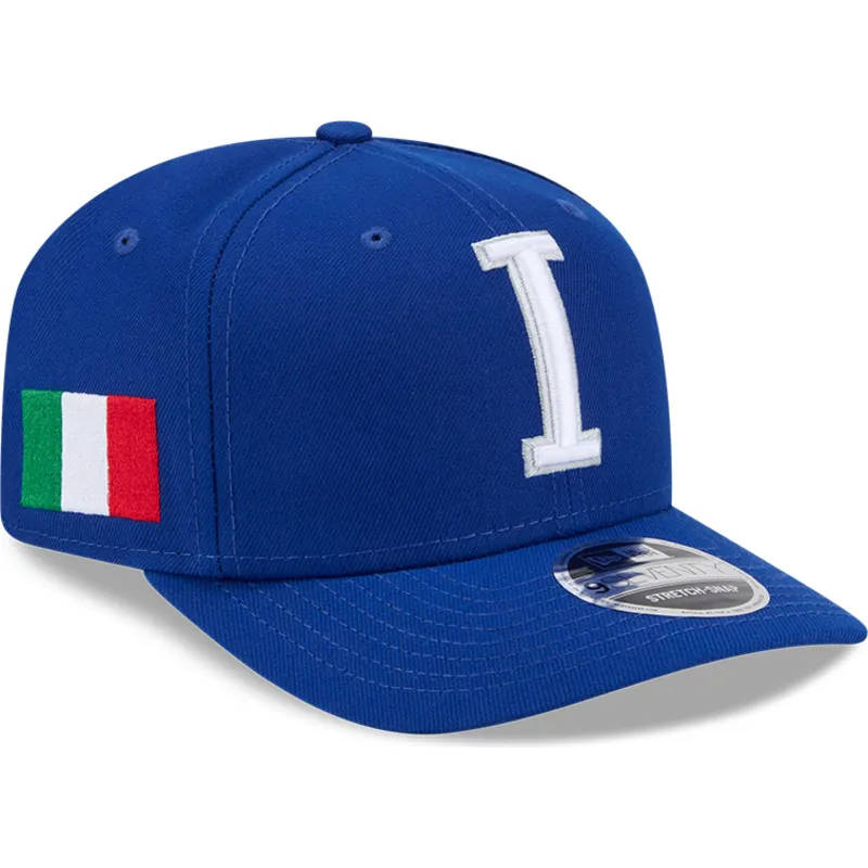 gorra-curva-azul-snapback-9seventy-stretch-snap-italy-2026-world-baseball-classic-de-new-era