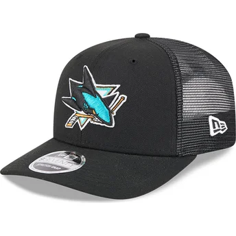Μαύρο trucker καπέλο 9SEVENTY Stretch Snap Evergreen των San Jose Sharks NHL της New Era