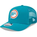 trucker-9seventy-stretch-snap-evergreen-helmet-miami-dolphins-nfl-new-era