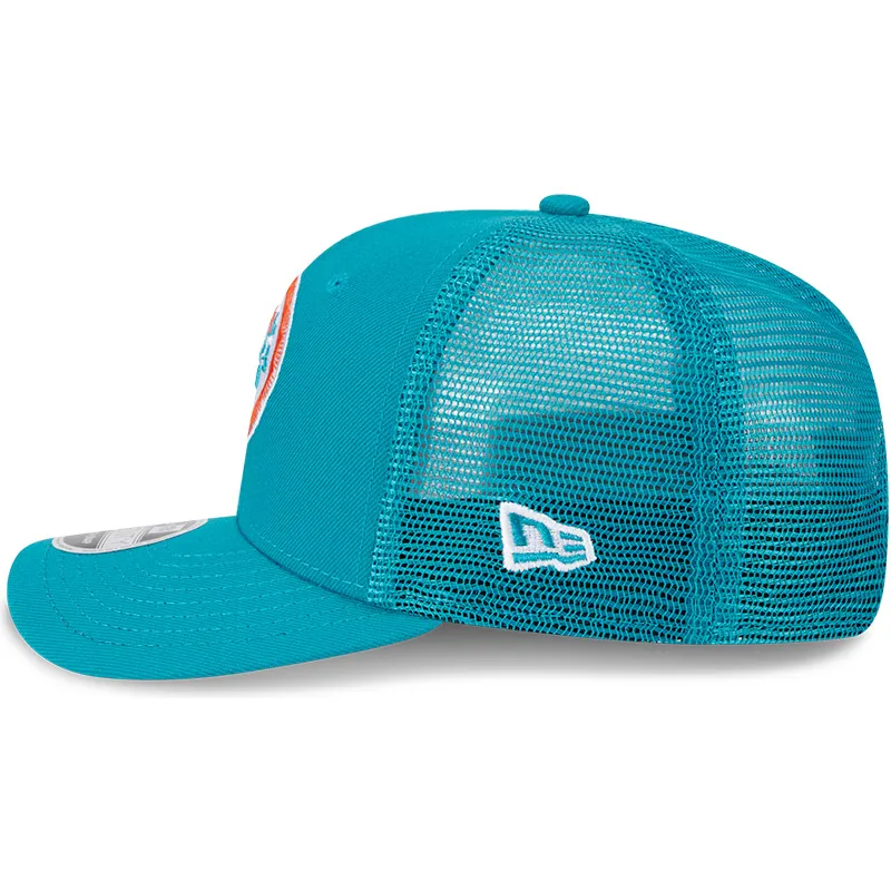 trucker-9seventy-stretch-snap-evergreen-helmet-miami-dolphins-nfl-new-era
