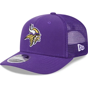 Καπέλο trucker μοβ 9SEVENTY Stretch Snap Evergreen των Minnesota Vikings NFL της New Era