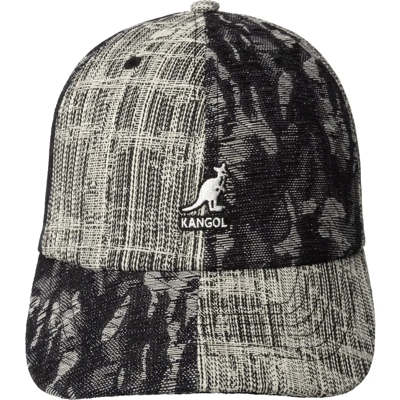 gorra-curva-negra-ajustable-denim-mashup-black-topstitch-de-kangol