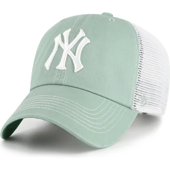 Καπέλο trucker πράσινο Clean Up Trawler των New York Yankees MLB της 47 Brand
