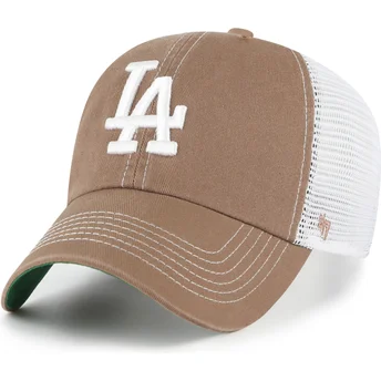 Καπέλο trucker καφέ Clean Up Trawler των Los Angeles Dodgers MLB της 47 Brand