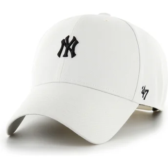 Καπέλο με καμπύλη μπεζ snapback MVP Base Runner των New York Yankees MLB της 47 Brand
