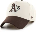 snapback-mvp-dt-sure-shot-two-tone-cotton-oakland-athletics-mlb-47-brand