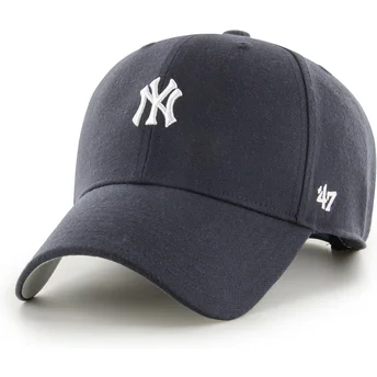 Καπέλο με καμπύλη γείσο ναυτικό μπλε snapback MVP Base Runner των New York Yankees MLB της 47 Brand