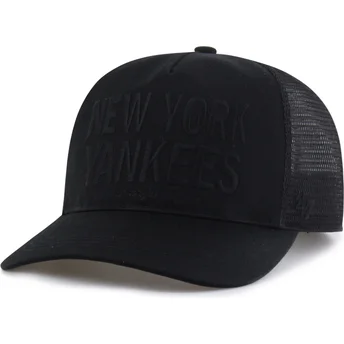 Καπέλο trucker μαύρο με μαύρο logo Hitch Contemporary των New York Yankees MLB της 47 Brand