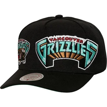 Μαύρο καπέλο με καμπύλη snapback Busted Pro των Vancouver Grizzlies NBA από Mitchell & Ness