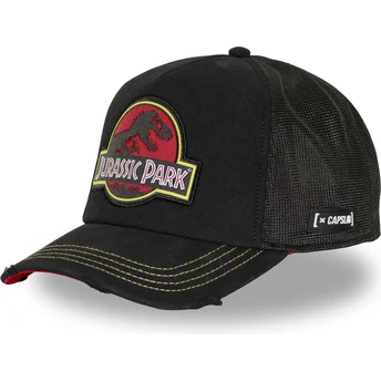 Καπέλο trucker μαύρο JUR1 LOGB Jurassic Park της Capslab