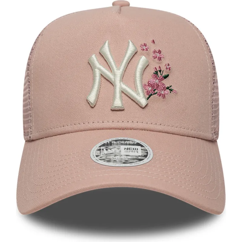 trucker-9forty-a-frame-floral-new-york-yankees-mlb-new-era
