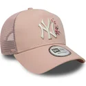 trucker-9forty-a-frame-floral-new-york-yankees-mlb-new-era
