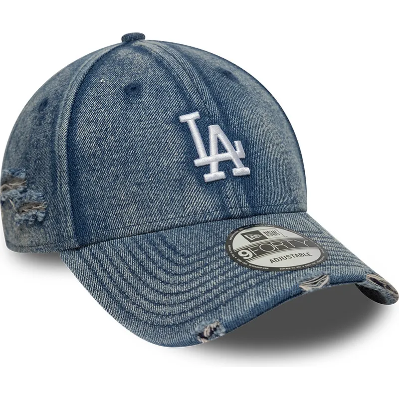 9forty-acid-wash-denim-los-angeles-dodgers-mlb-new-era