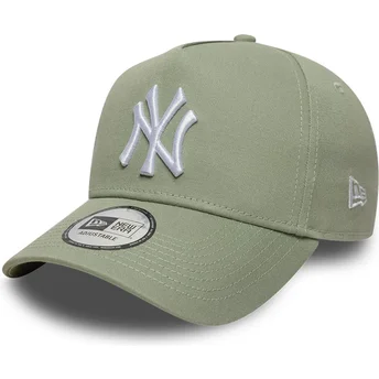 Καπέλο με καμπύλη πράσινο snapback E Frame League Essential των New York Yankees MLB της New Era