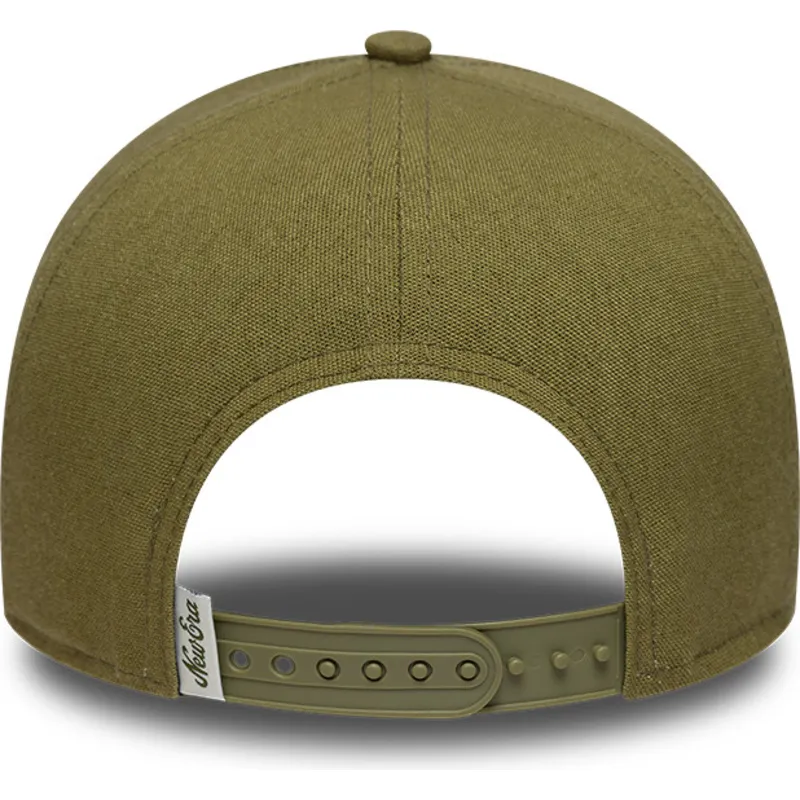 gorra-curva-verde-snapback-e-frame-patch-linen-de-new-era