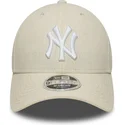 snapback-9forty-m-crown-linen-new-york-yankees-mlb-new-era