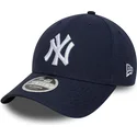 snapback-9forty-m-crown-linen-new-york-yankees-mlb-new-era