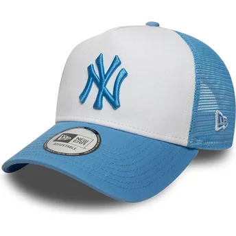 Καπέλο trucker μπλε και λευκό με μπλε logo A Frame League Essential των New York Yankees MLB της New Era