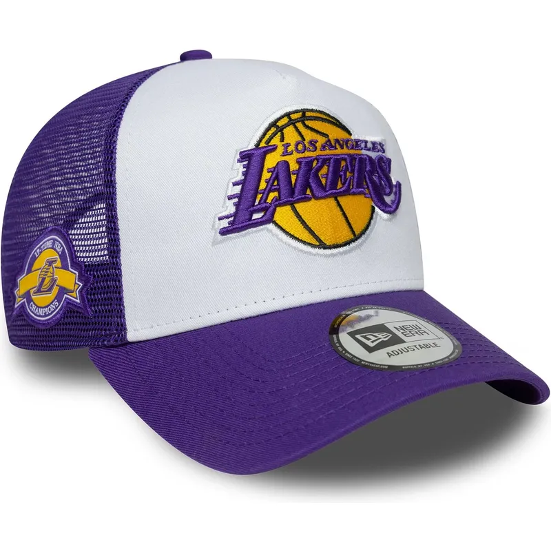 trucker-a-frame-side-patch-los-angeles-lakers-nba-new-era