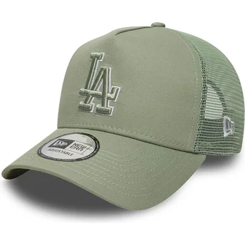 Καπέλο trucker πράσινο με πράσινο λογότυπο A Frame Outline των Los Angeles Dodgers MLB της New Era