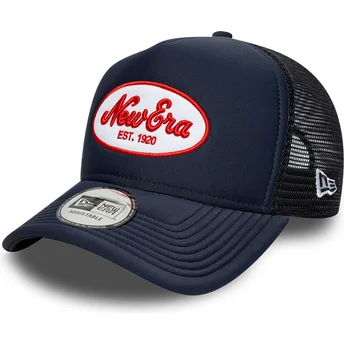 Καπέλο trucker ναυτικό μπλε A Frame Oval Foam Patch της New Era