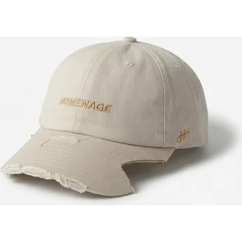 Gorra curva beige ajustable Haute Merchandising The 90s de Homenage
