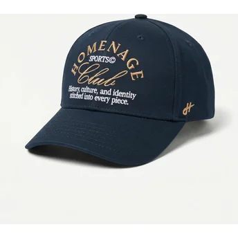 Καπέλο curved navy blue snapback Vintage Club Sport The Ball από Homenage