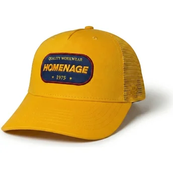 Κίτρινο trucker καπέλο Work 1975 Workwear The Trucker της Homenage