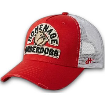Καπέλο trucker κόκκινο και λευκό Underdogs The Trucker από Homenage