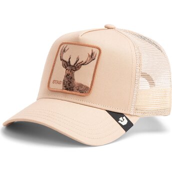 Καπέλο trucker μπεζ ελάφι Blur Stag The Farm της Goorin Bros.