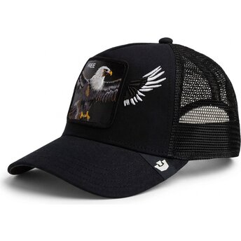 Μαύρο trucker καπέλο αετός Wings Free The Farm της Goorin Bros.